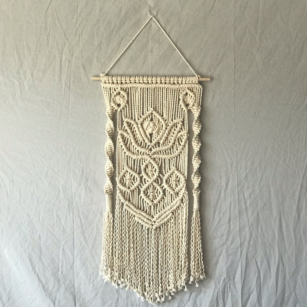 Lotus Macrame Wall Hanging